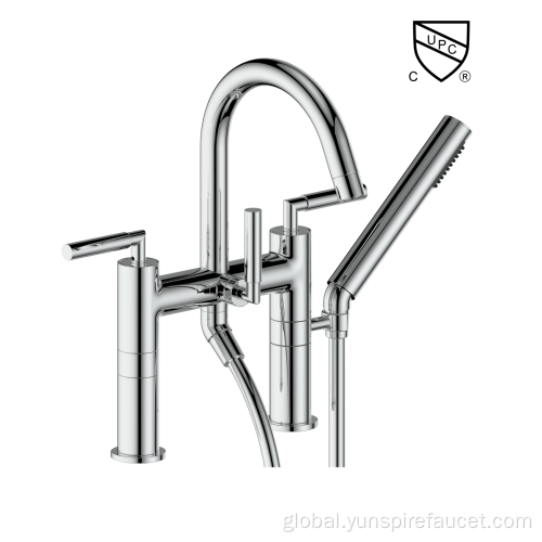 Deck Mounted Bathtub Faucet Deck Mounted Brass Bath Mixer Manufactory